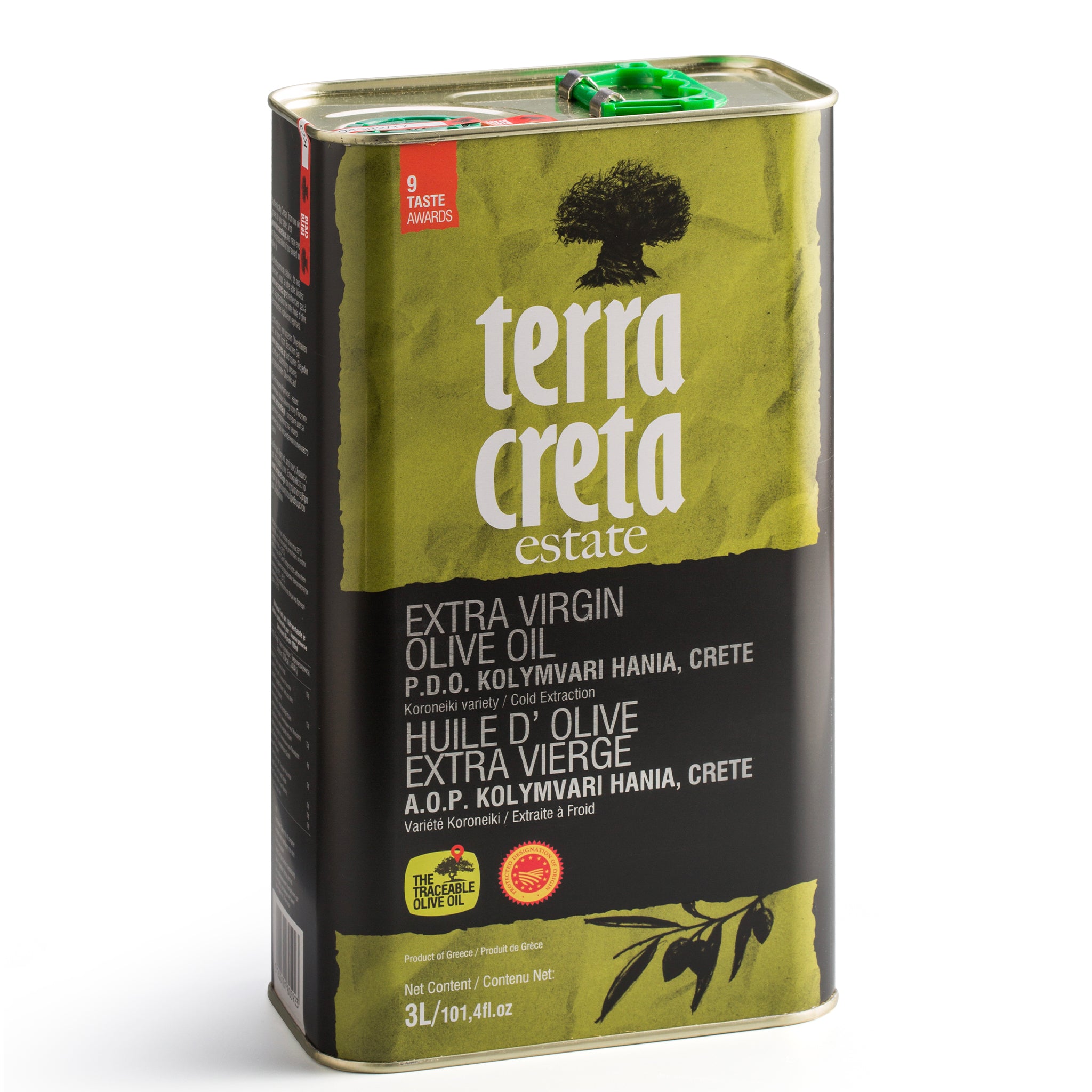 Terra Creta Estate - PDO Kolymvari Hania Kritis - Extra Virgin Olive Oil  Kolymvari Chanion Kritis AOP Oils - The opinion of 1001 Dégustations